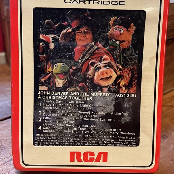 Vintage Christmas Chipmunks & The muppet’s 8-Track Tape Unopened 70s-80s - Picture 5 of 6